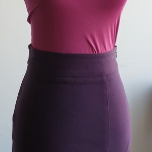 Forever 21 purple pencil skirt, size S